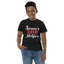 Load image into Gallery viewer, "Santa's Little Helper" - Youth jersey t-shirt